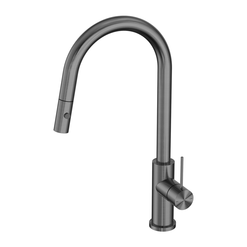 MECCA PULL OUT SINK MIXER WITH VEGIE SPRAY FUNCTION GUN METAL (NR221908GM)