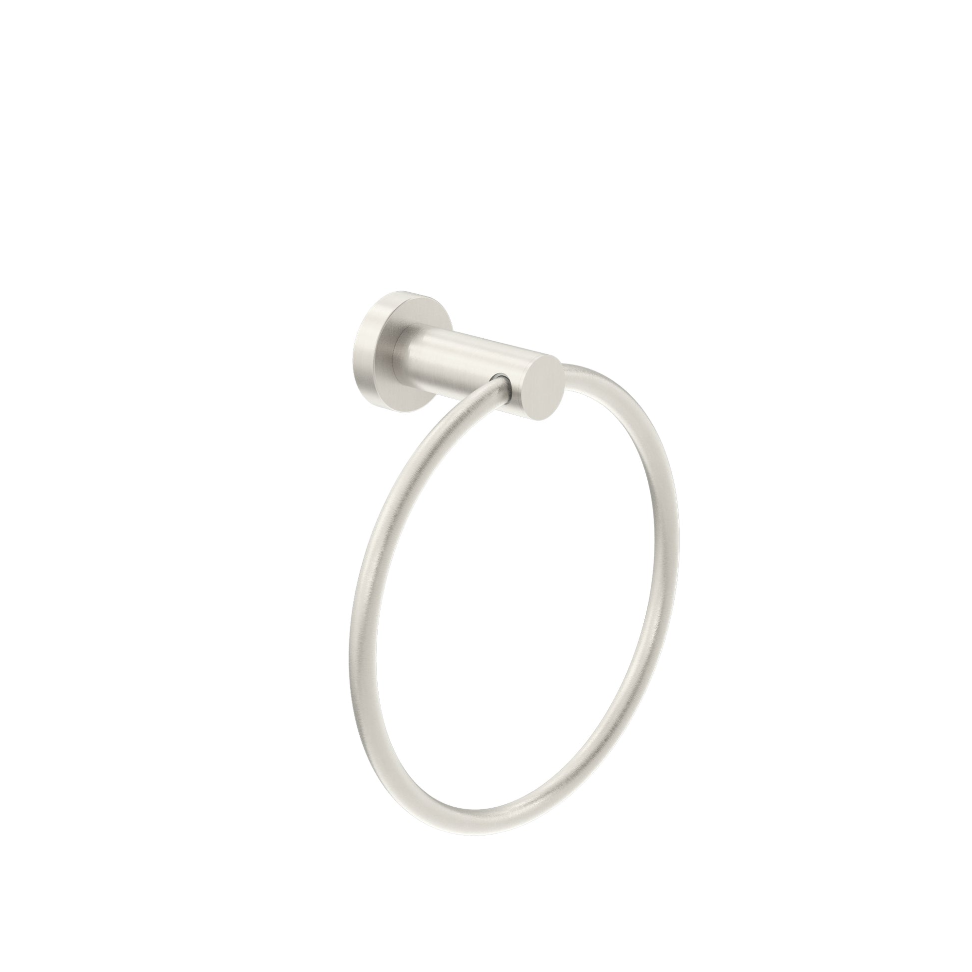 CLASSIC HAND TOWEL RING BRUSHED NICKEL (NR2080BN)