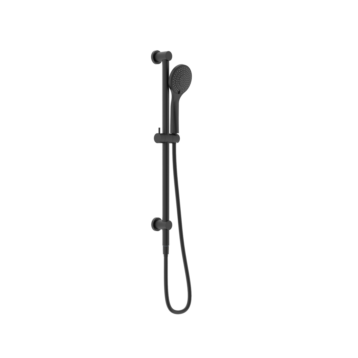 MECCA SHOWER RAIL WITH AIR SHOWER MATTE BLACK (NR221905aMB)