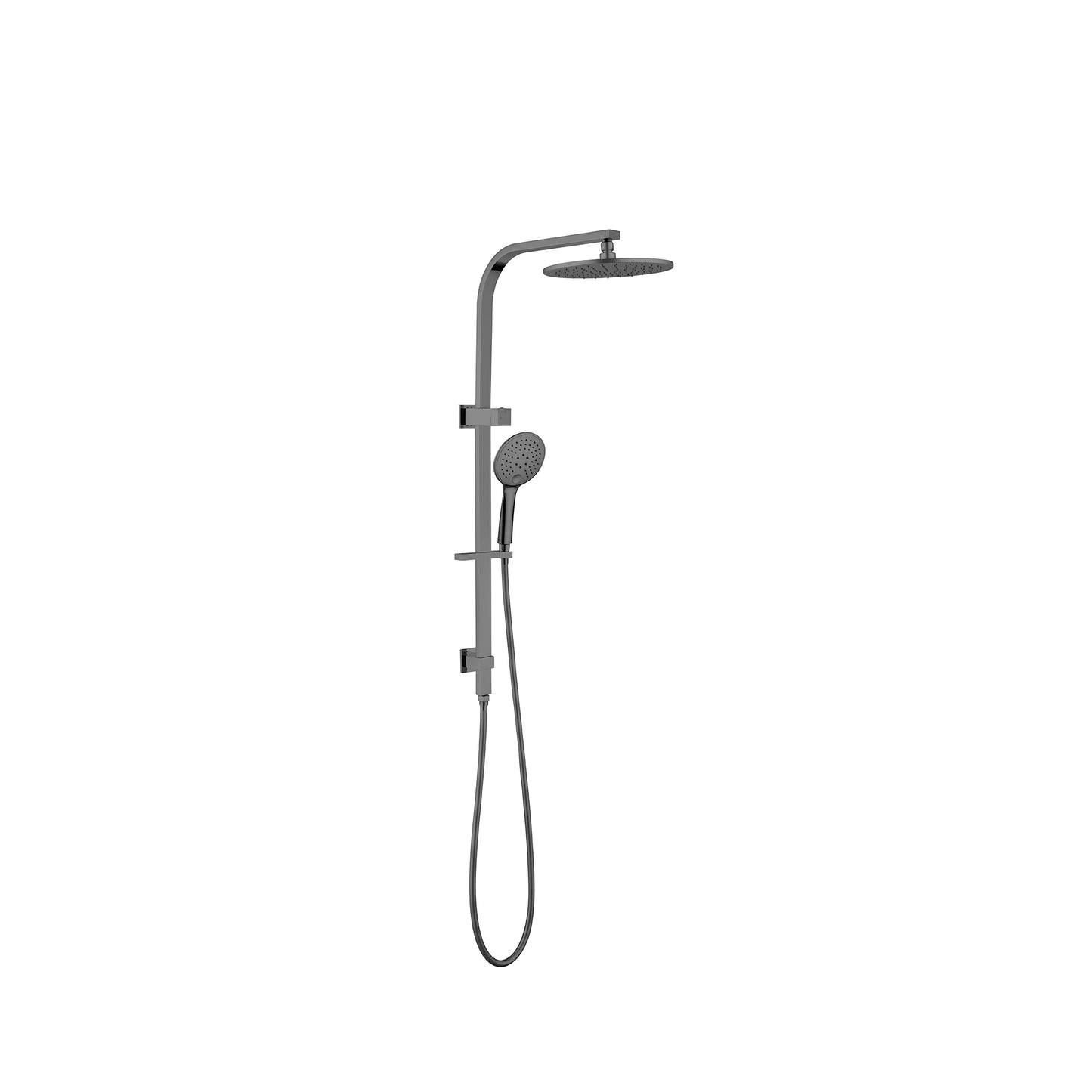 BIANCA TWIN SHOWER GUN METAL (NR250805cGM)