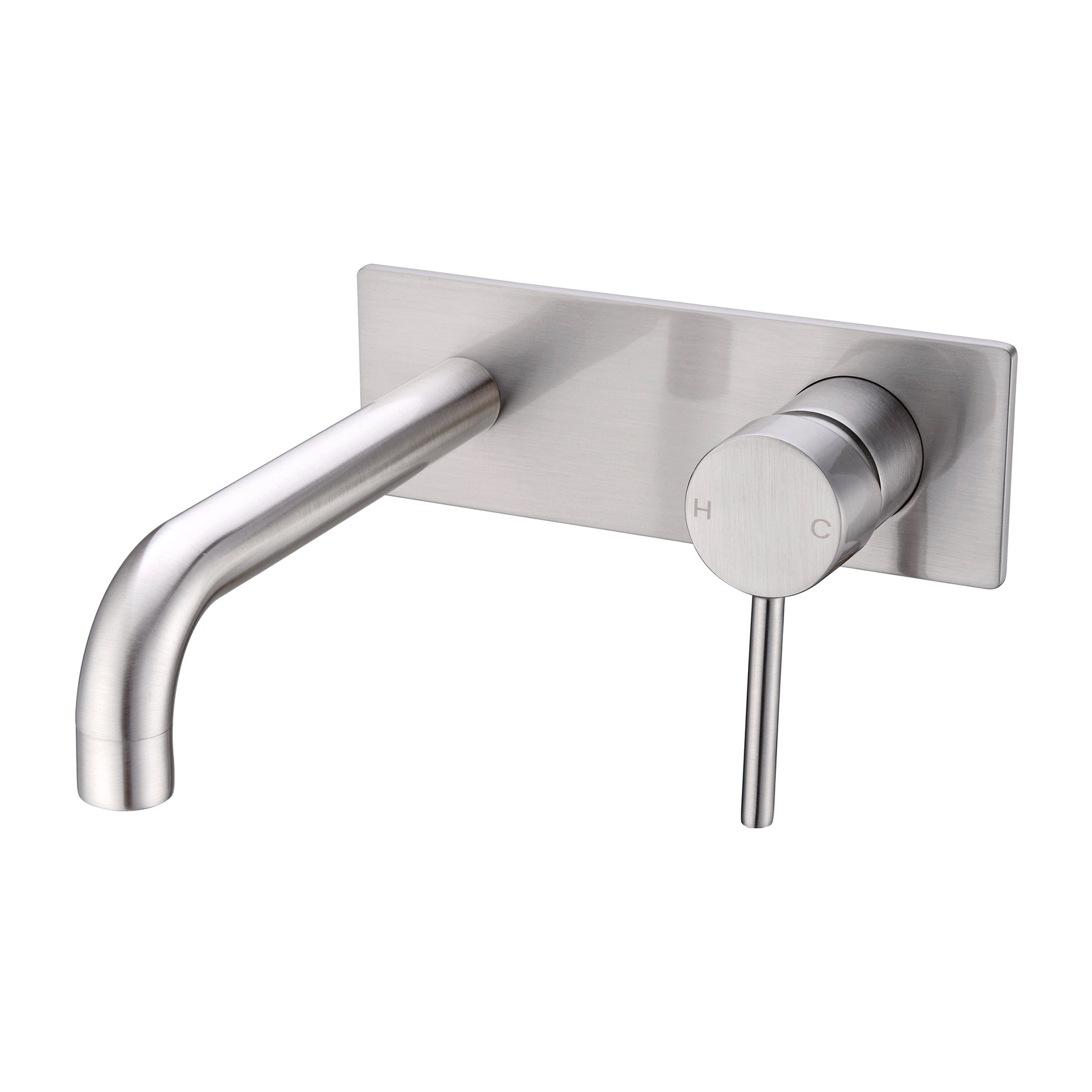 DOLCE WALL BASIN/BATH MIXER BRUSHED NICKEL (NR250810BBN)