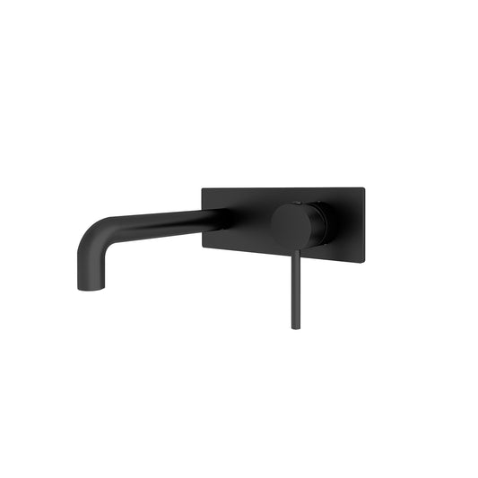 DOLCE WALL BASIN/BATH MIXER MATTE BLACK (NR250810BMB)