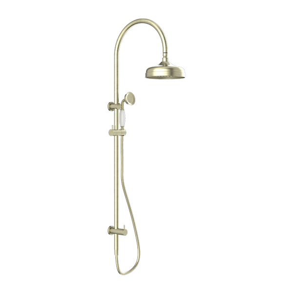 YORK TWIN SHOWER WITH WHITE PORCELAIN HAND SHOWER AB (NR69210501AB)