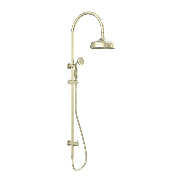 YORK TWIN SHOWER WITH METAL HAND SHOWER AGED BRASS (NR69210502AB)