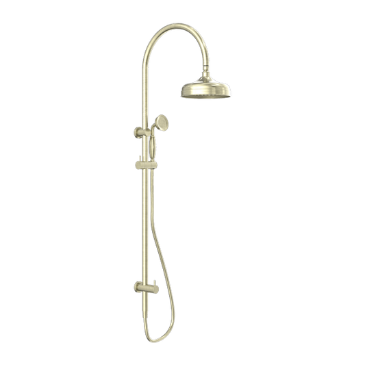 YORK TWIN SHOWER WITH METAL HAND SHOWER AGED BRASS (NR69210502AB)