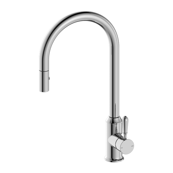 YORK PULL OUT SINK MIXER WITH VEGIE SPRAY FUNCTION WITH METAL LEVER CH (NR69210802CH)