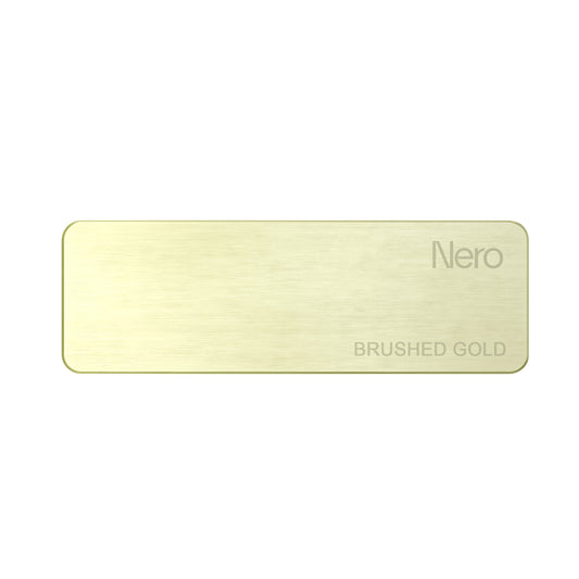 Brushed Gold Colour Sample Plate (NR514234BG)