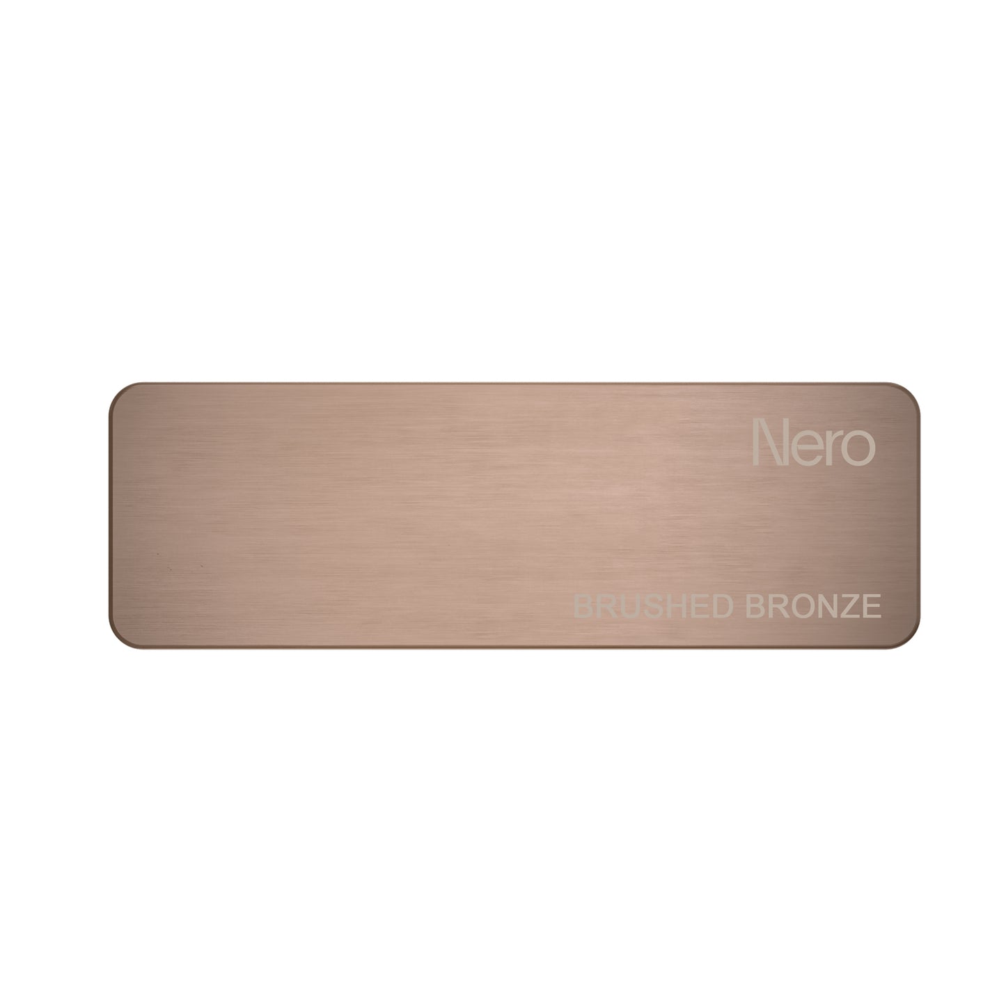 Brushed Bronze Colour Sample Plate (NR514234BZ)