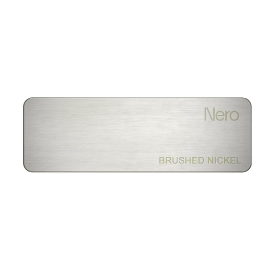 Brushed Nickel Colour Sample Plate (NR514234BN)