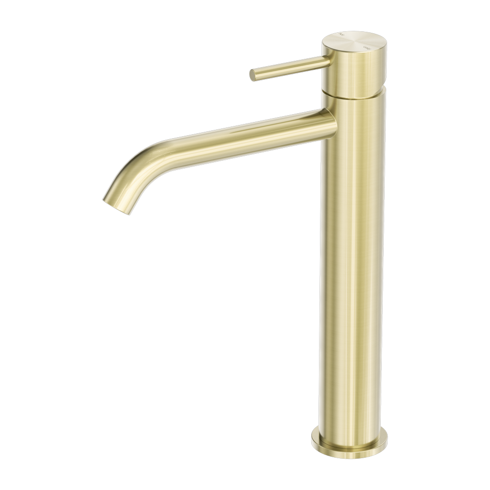 Zen SS316L Tall Basin Mixer Brushed Gold (NR162201aBG)