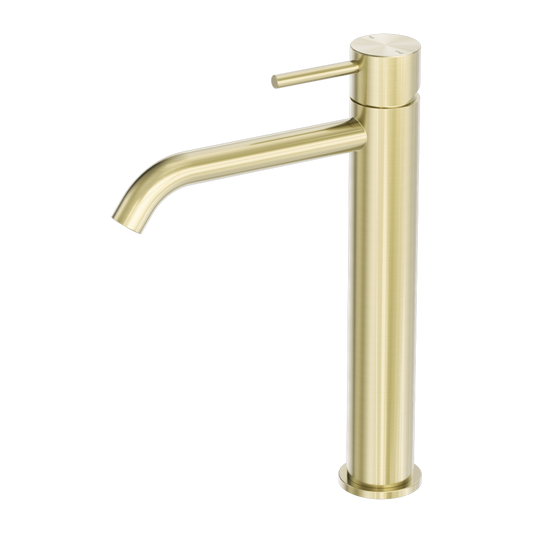 Zen SS316L Tall Basin Mixer Brushed Gold (NR162201aBG)