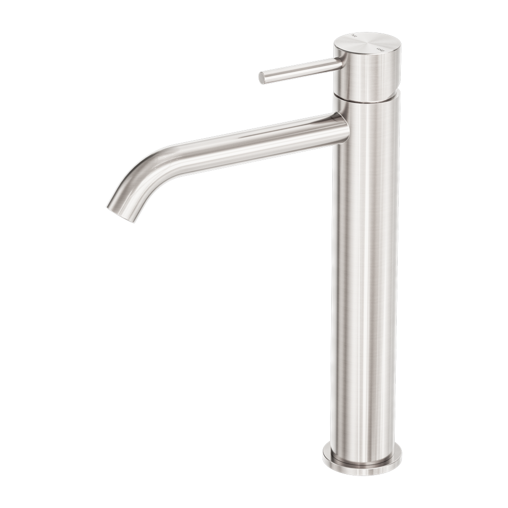 Zen SS316L Tall Basin Mixer Brushed Nickel (NR162201aBN)