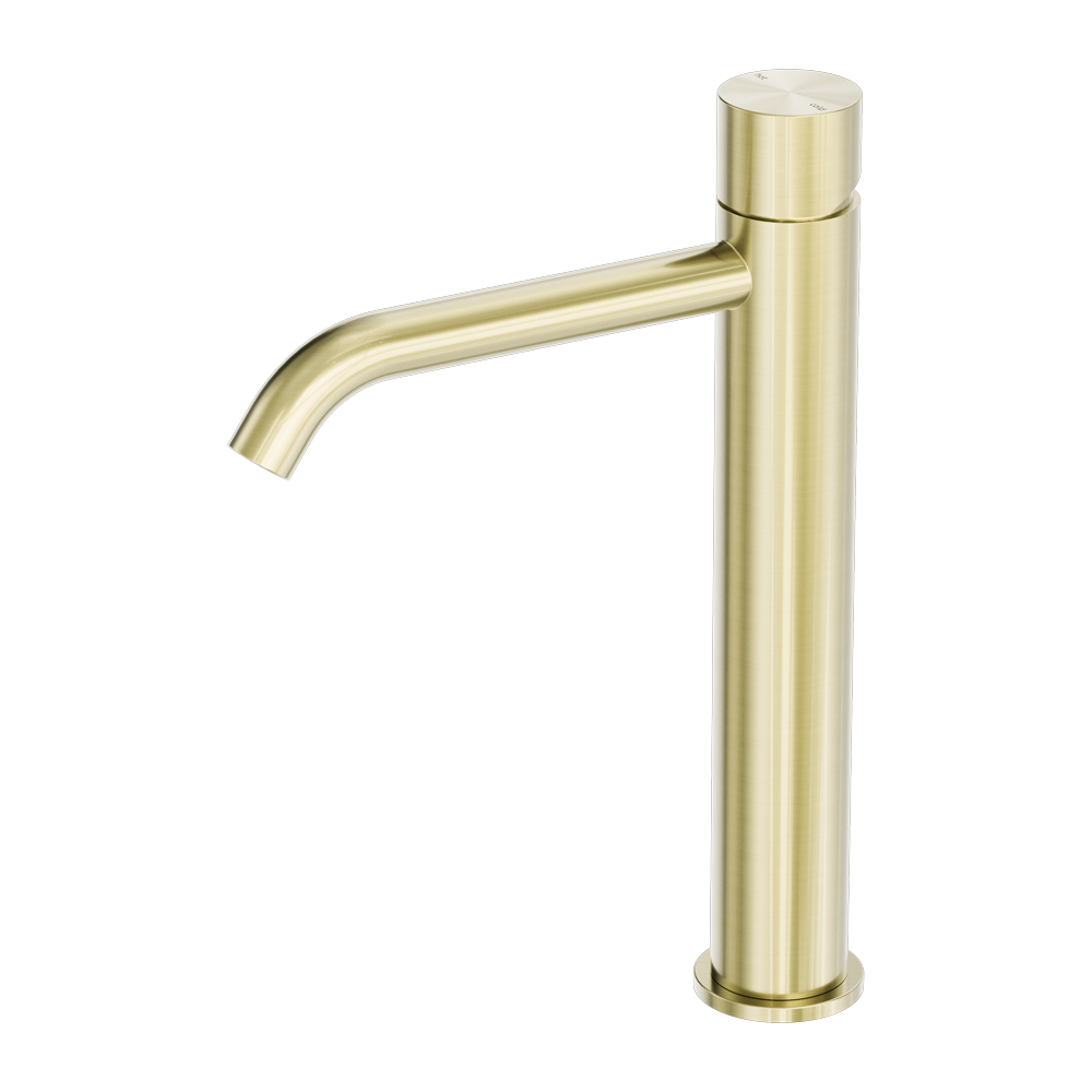 Zen SS316L Tall Basin Mixer Handless Brushed Gold (NR162201cBG)