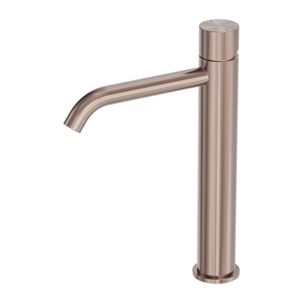 Zen SS316L Tall Basin Mixer Handless Brushed Bronze (NR162201cBZ)