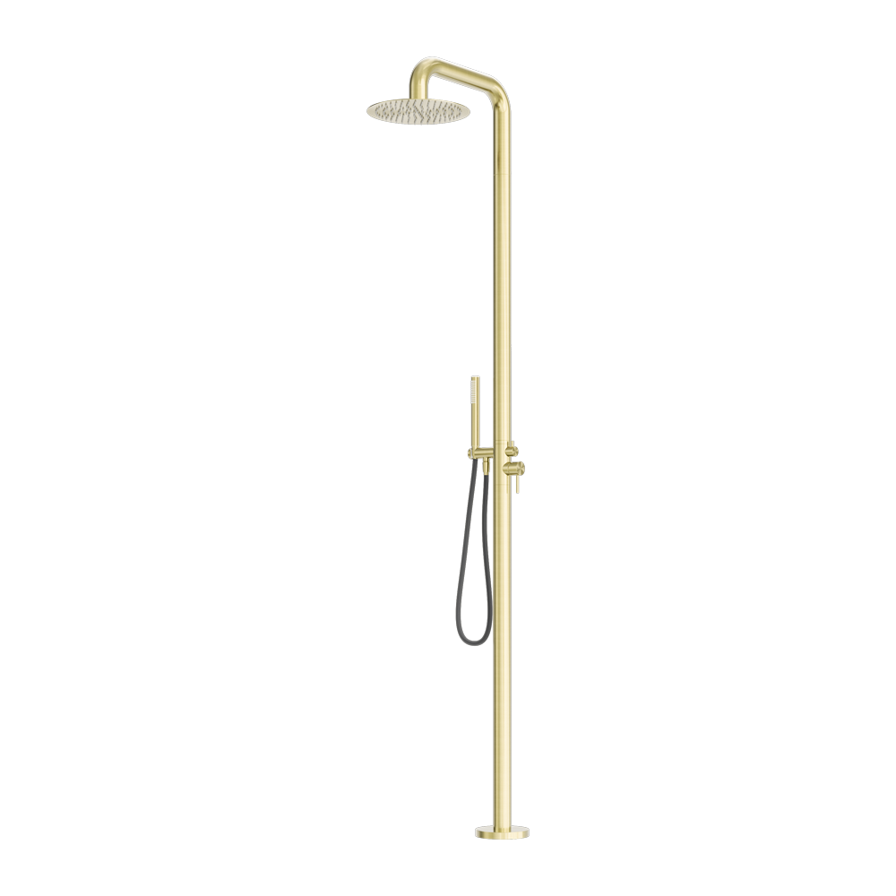 Zen SS316L Outdoor Freestanding Shower Column Brushed Gold (NR162205aBG)