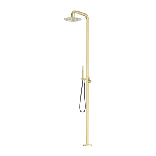 Zen SS316L Outdoor Freestanding Shower Column Brushed Gold (NR162205aBG)