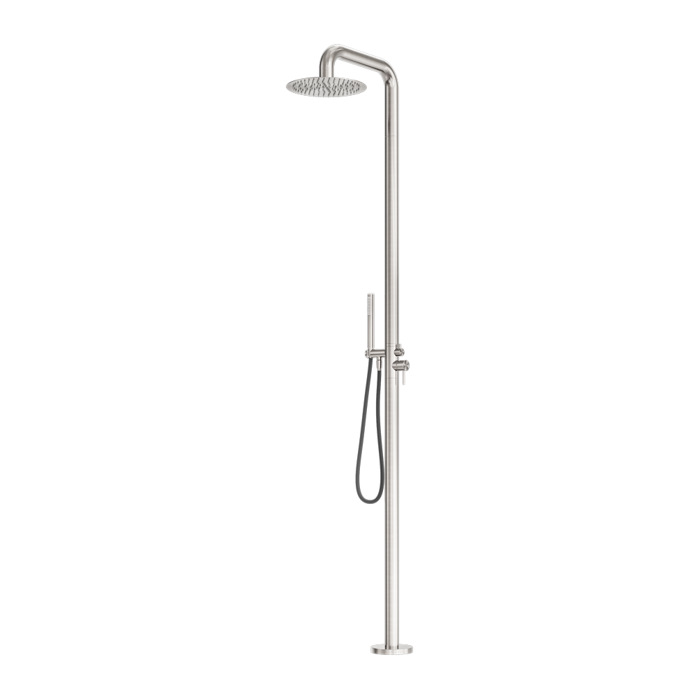 Zen SS316L Outdoor Freestanding Shower Column Brushed Nickel (NR162205aBN)