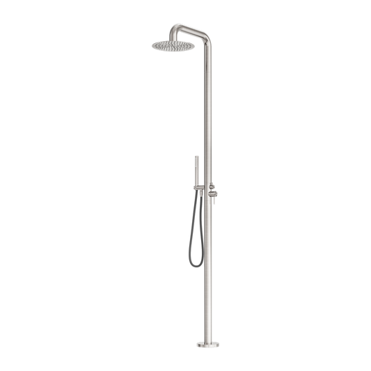 Zen SS316L Outdoor Freestanding Shower Column Brushed Nickel (NR162205aBN)