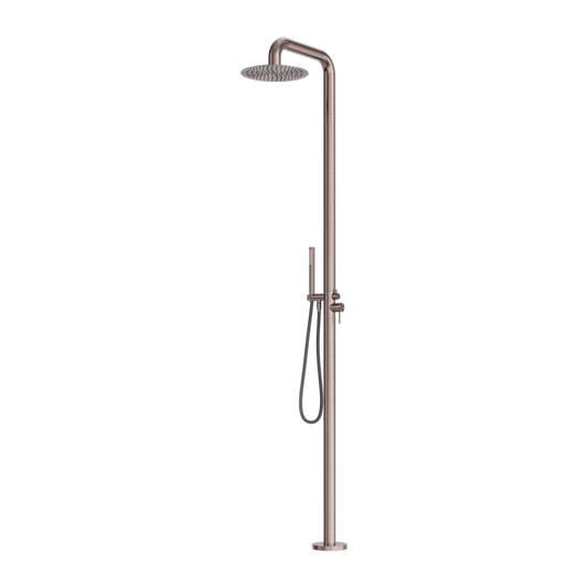 Zen SS316L Outdoor Freestanding Shower Column Brushed Bronze (NR162205aBZ)