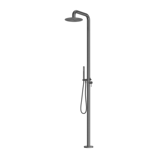 Zen SS316L Outdoor Freestanding Shower Column Graphite (NR162205aGR)