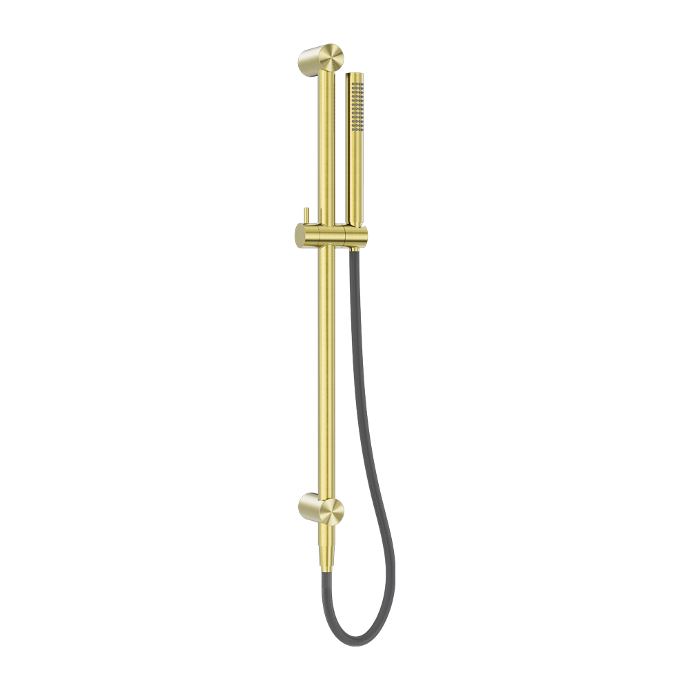 Zen SS316L Shower Rail With Outdoor Shower Hose Brushed Gold (NR162205b01BG)