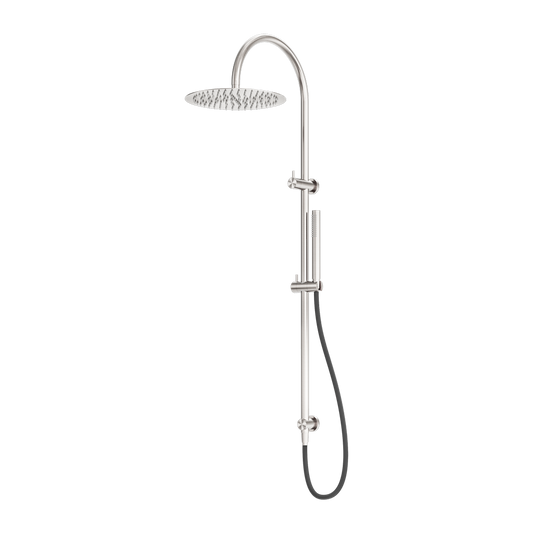 Zen SS316L Twin Shower With Outdoor Shower Hose Brushed Nickel (NR162205c01BN)