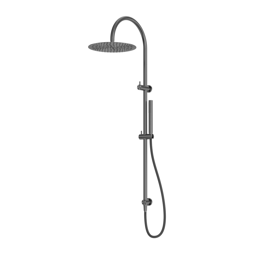 Zen SS316L Twin Shower With Outdoor Shower Hose Graphite (NR162205c01GR)