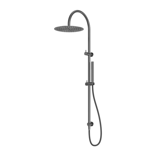 Zen SS316L Twin Shower With Outdoor Shower Hose Graphite (NR162205c01GR)