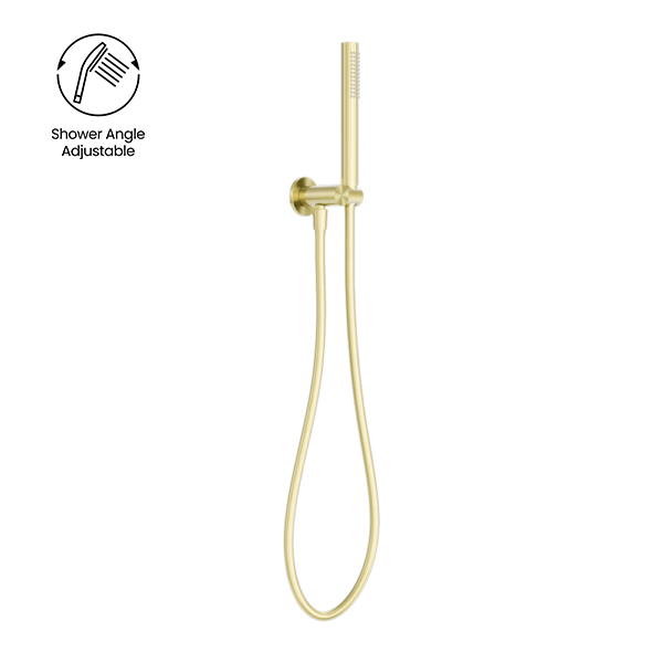 Zen SS316L Shower On Bracket Brushed Gold (NR162205d02BG)