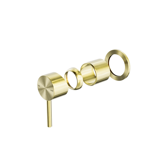 Zen SS316L Shower Mixer Trim Kits Only Brushed Gold (NR162211tBG)