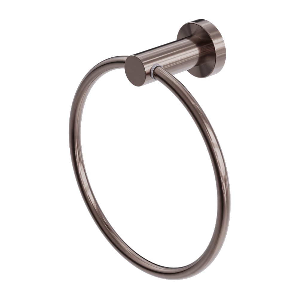 MECCA HAND TOWEL RING BRUSHED BRONZE (NR1980BZ)