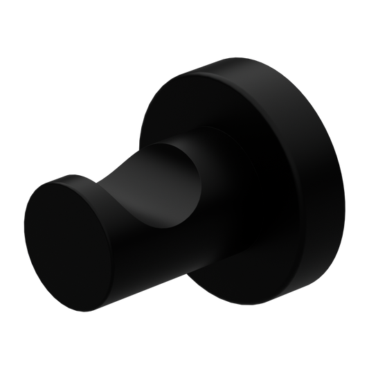 MECCA ROBE HOOK MATTE BLACK (NR1982MB)