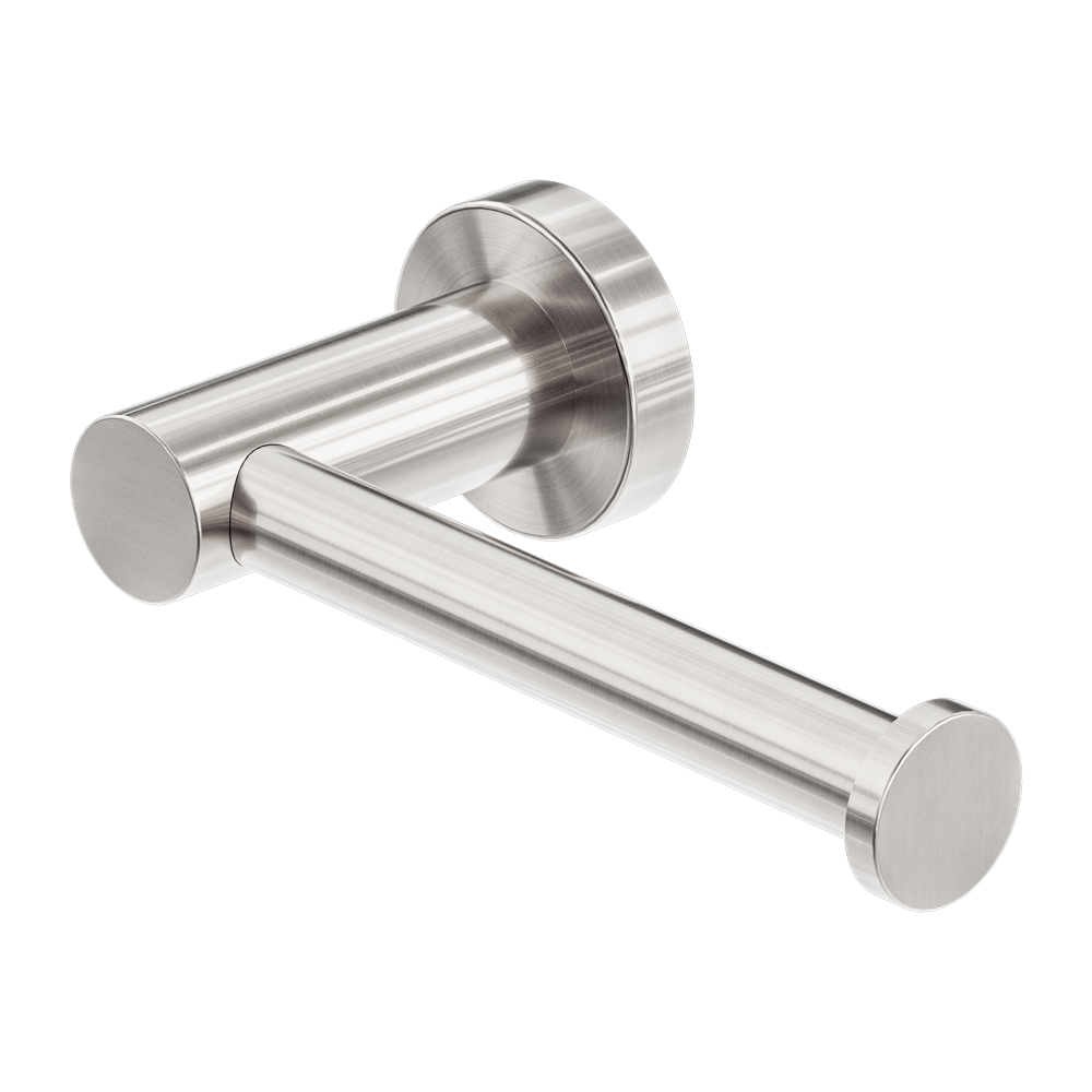 MECCA TOILET ROLL HOLDER BRUSHED NICKEL (NR1986BN)