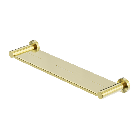 MECCA METAL SHOWER SHELF BRUSHED GOLD (NR1987aBG)