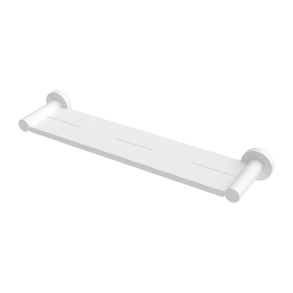 MECCA METAL SHOWER SHELF MATTE WHITE (NR1987aMW)