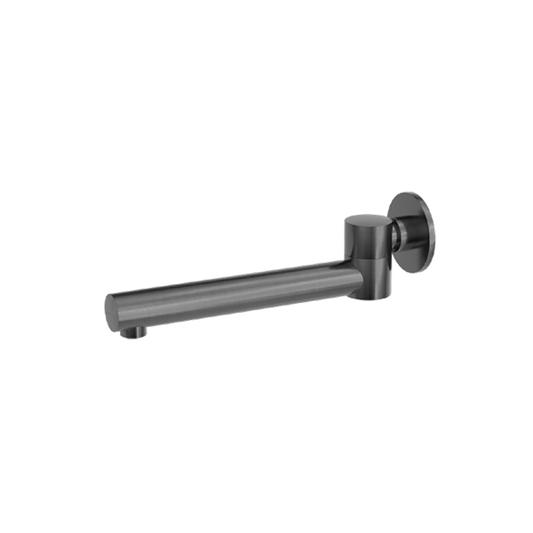 DOLCE WALL MOUNTED SWIVEL BATH SPOUT ONLY GUN METAL (NR202GM)