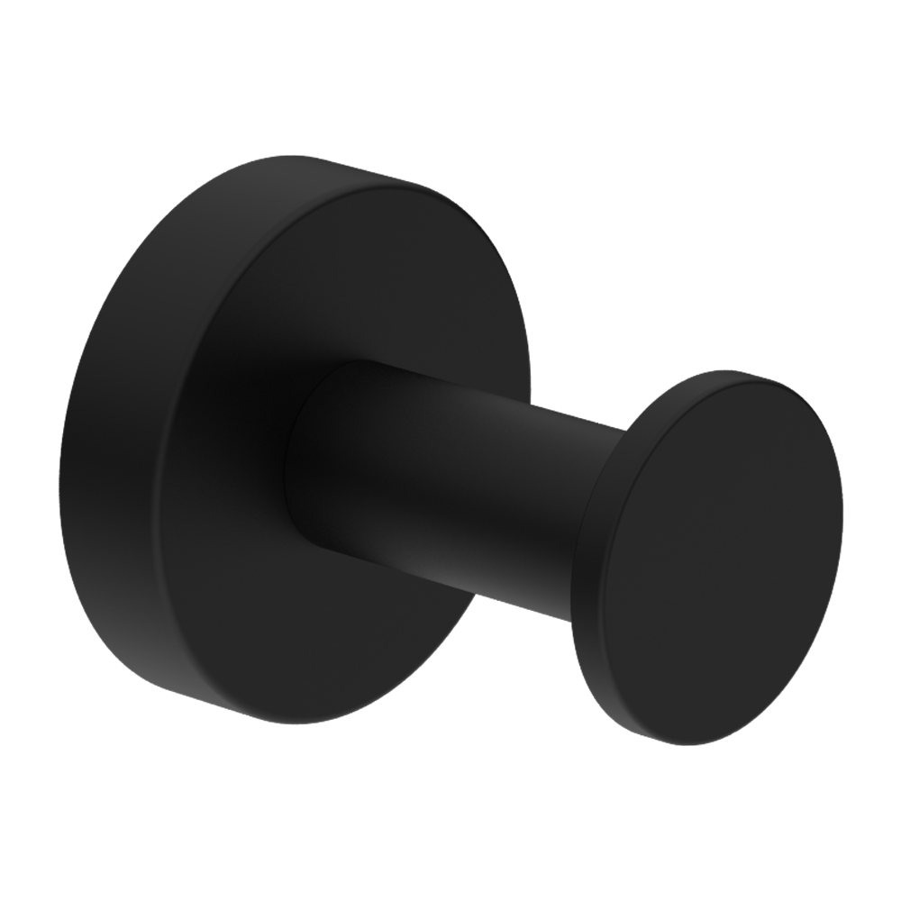 CLASSIC ROBE HOOK MATTE BLACK (NR2082MB)