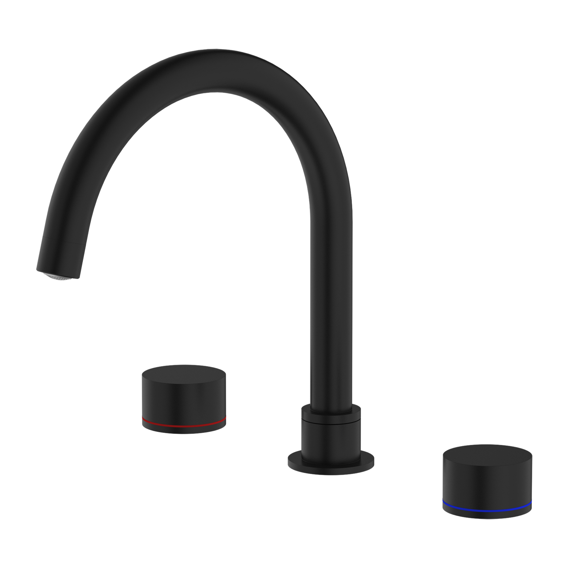 KARA BATH SET MATTE BLACK (NR211703MB)