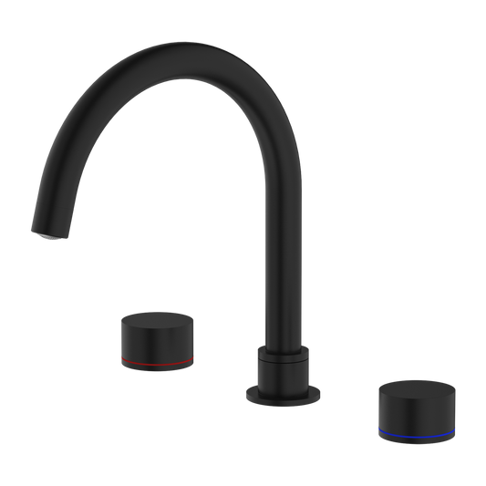 KARA BATH SET MATTE BLACK (NR211703MB)