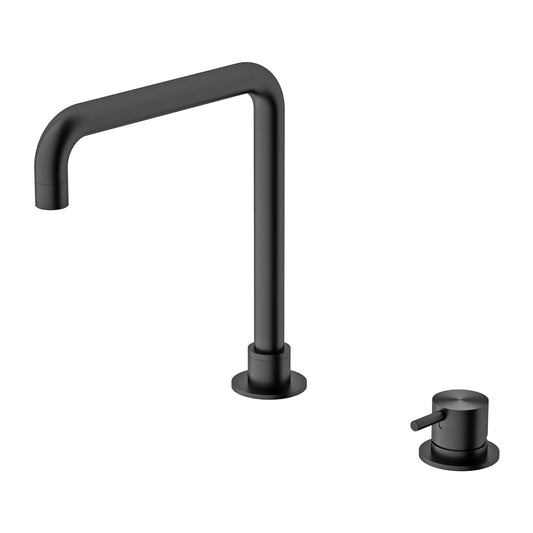 MECCA HOB BASIN MIXER SQUARE SWIVEL SPOUT GM (NR221901cGM)