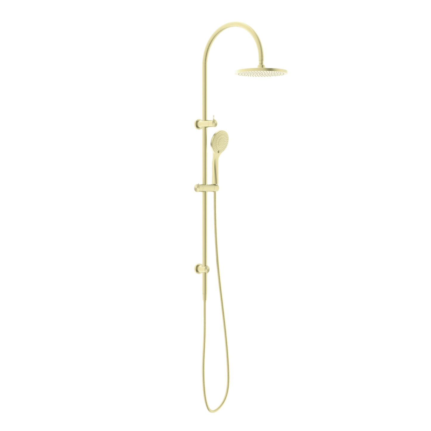 MECCA TWIN SHOWER WITH AIR SHOWER BRUSHED GOLD (NR221905bBG)