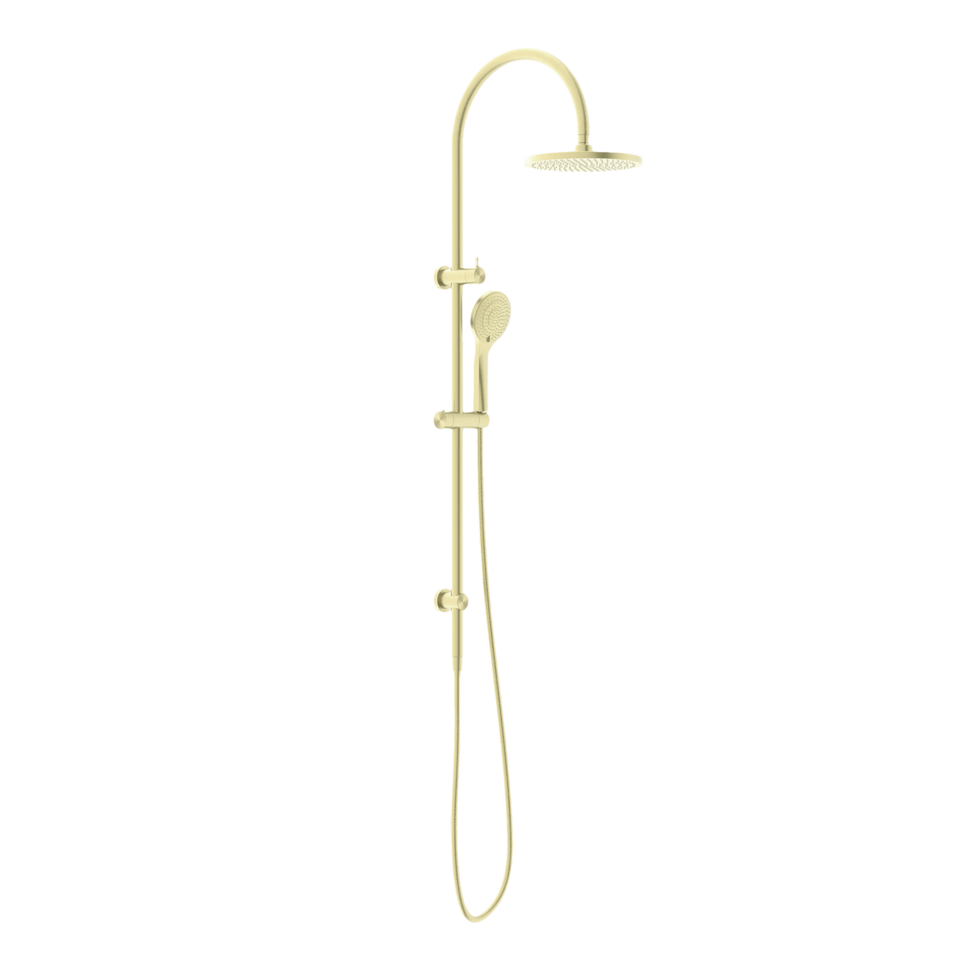 MECCA TWIN SHOWER WITH AIR SHOWER BRUSHED GOLD (NR221905bBG)