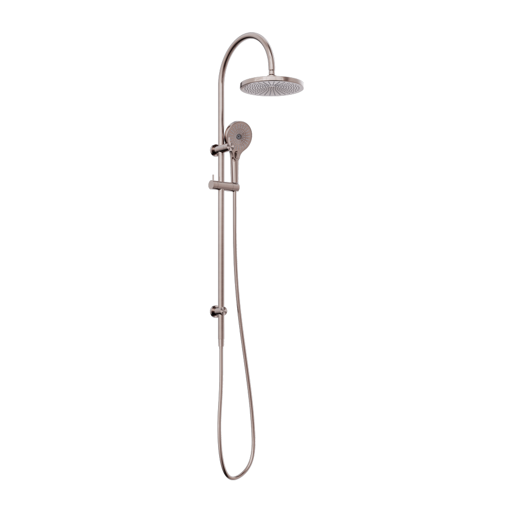 MECCA TWIN SHOWER BRUSHED BRONZE (NR221905eBZ)