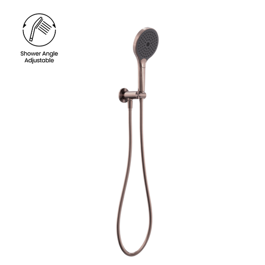 MECCA SHOWER ON BRACKET WITH AIR SHOWER II BRUSHED BRONZE (NR221905FBZ)