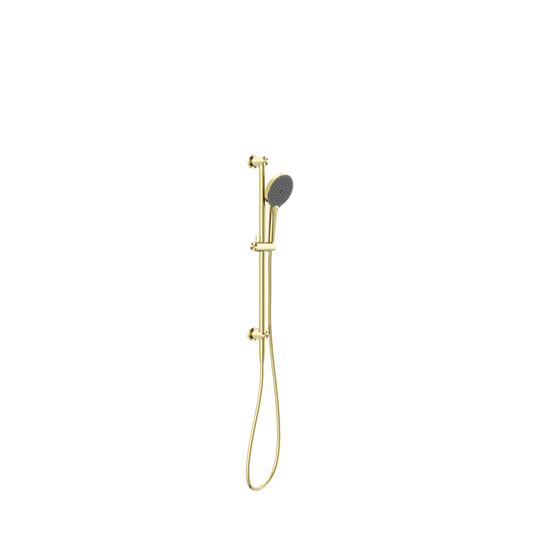 MECCA SHOWER RAIL WITH AIR SHOWER II BRUSHED GOLD (NR221905GBG)