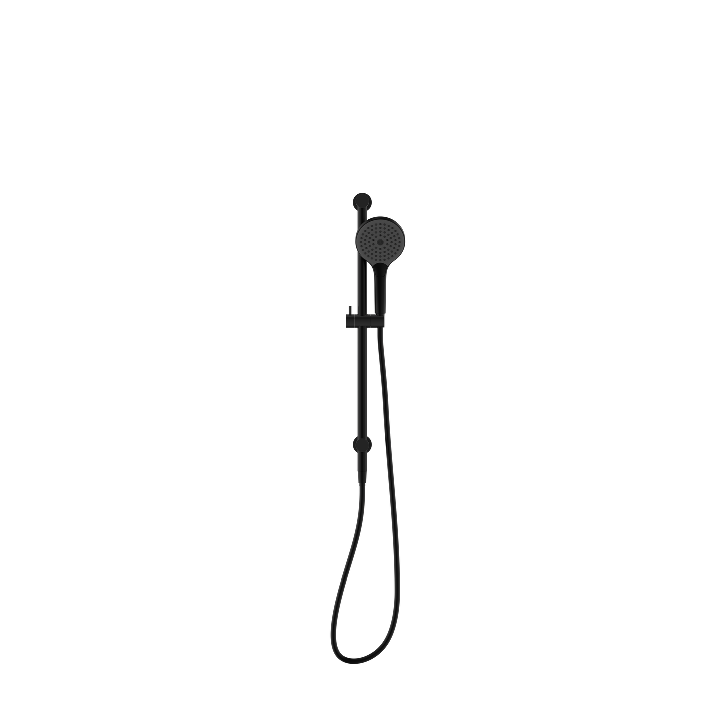 MECCA SHOWER RAIL WITH AIR SHOWER II MATTE BLACK (NR221905GMB)