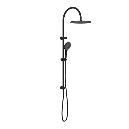 MECCA TWIN SHOWER WITH AIR SHOWER II MATTE BLACK (NR221905HMB)