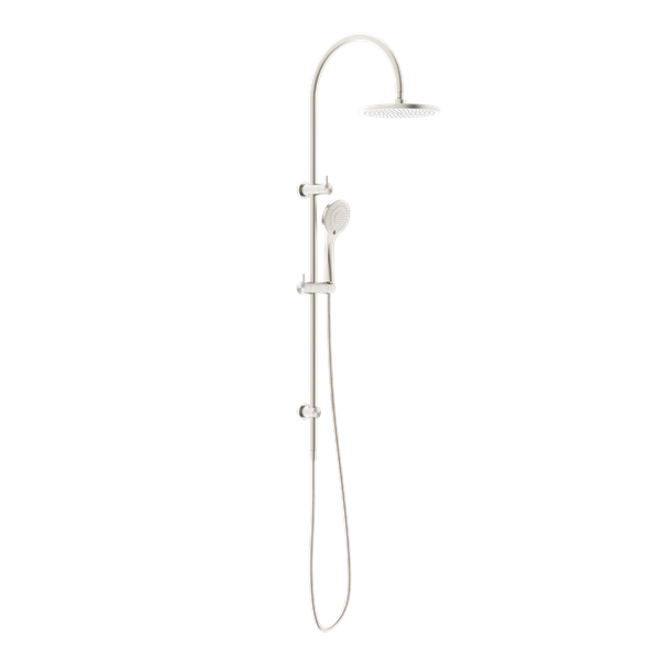 MECCA TWIN SHOWER WITH AIR SHOWER BRUSHED NICKEL (NR221905bBN)