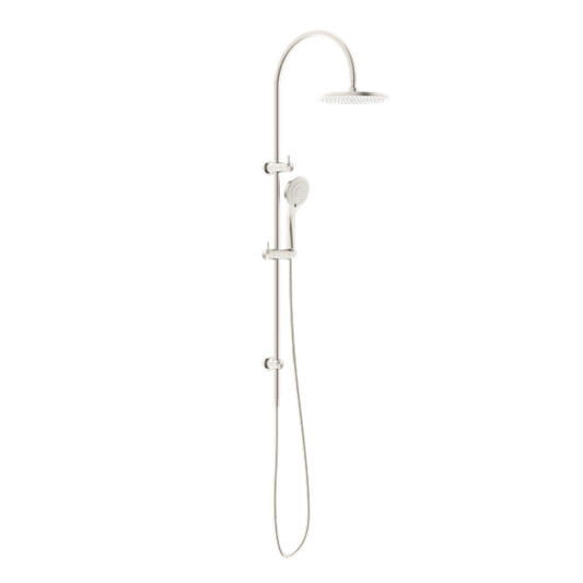 MECCA TWIN SHOWER WITH AIR SHOWER BRUSHED NICKEL (NR221905bBN)