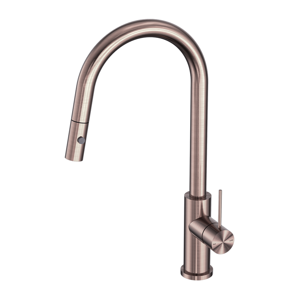 MECCA PULL OUT SINK MIXER WITH VEGIE SPRAY FUNCTION BRUSHED BRONZE (NR221908BZ)